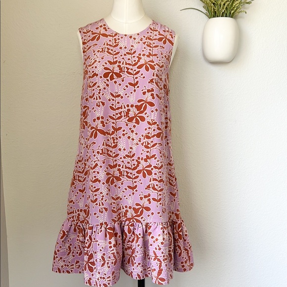 Floral Sleeveless Dress in Pink and Red - Picture 2 of 6